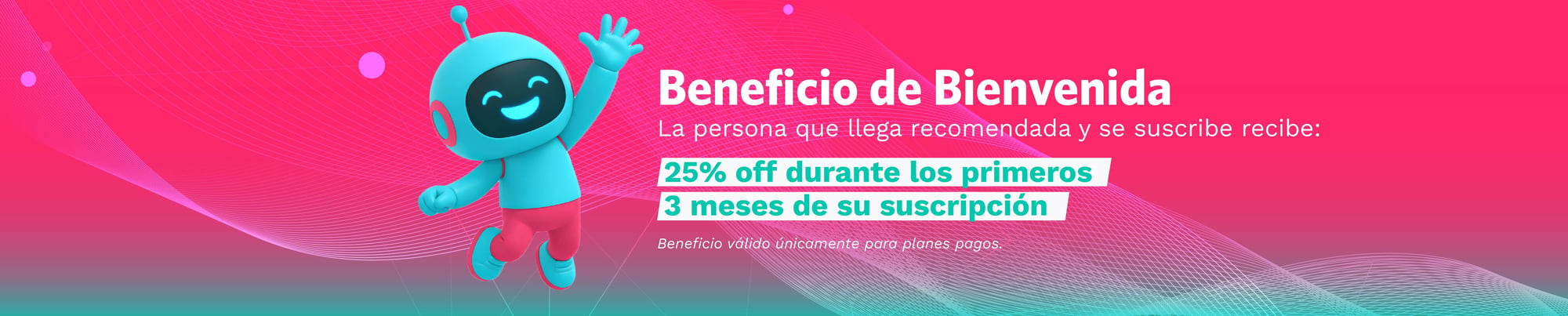 Descuento bienvenida